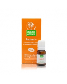 Mama Natura Reuteri+ Probiótico para niños y bebés desde los 0 meses.
