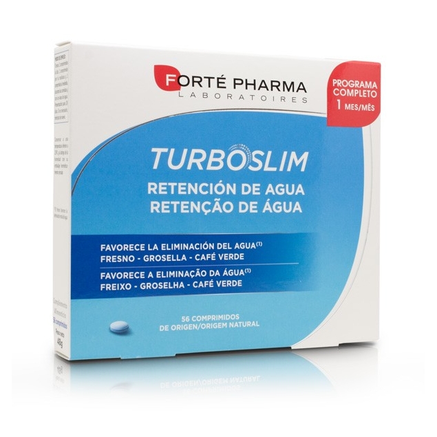 TurboSlim Retención Agua 56 compr.