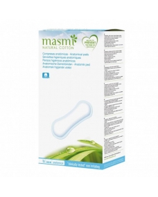 Compresas anatómicas 100% algodon bio 16 uds. Masmi