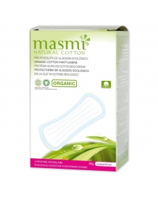 Protegeslip anatómico de algodon bio 30 uds. Masmi