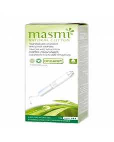 Tampon super de algodon bio 14 uds. Masmi