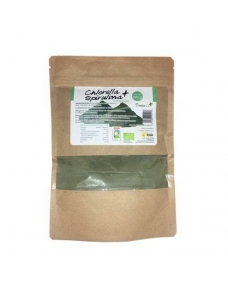 Chlorella + spirulina en polvo bio 200 g Dream Foods