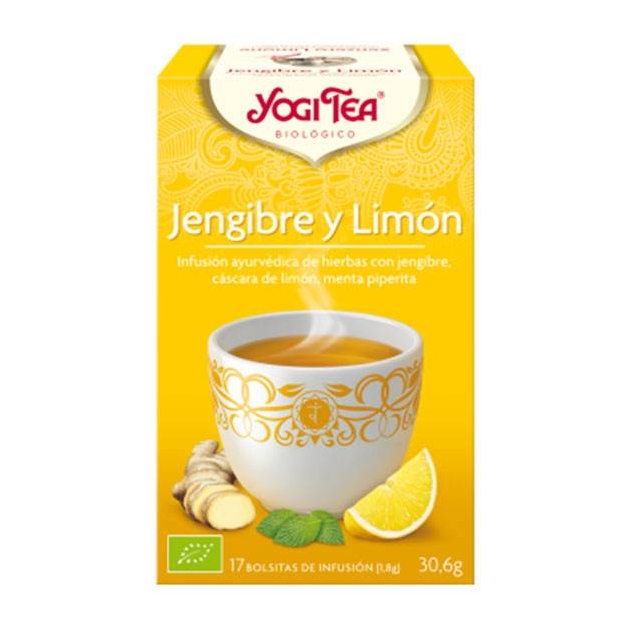 Yogi Tea Jengibre y limon 17 filtros