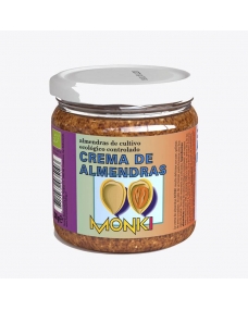 Crema almendras bio 330g Monki
