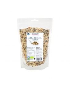 Arroz lentejas y algas bio 500g Algamar