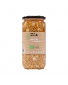 Lentejas con verduras Bio 720 g Carlota Organic