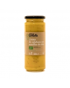 Crema calabaza con semillas de chia 450ml Carlota Organic