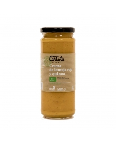 Crema lenteja roja y quinoa 450 ml Carlota Organic