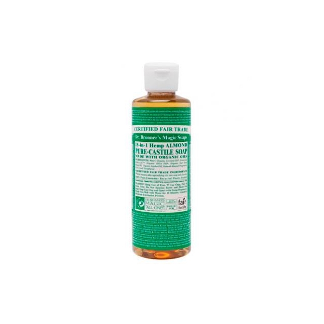 Jabon liquido de almendras bio 240 ml Dr. Bronner's