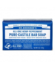 Pastilla de jabon de menta bio 140 g Dr. Bronner's