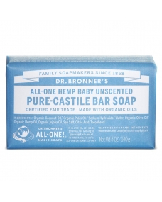 Pastilla de jabon neutra bio 140 g Dr. Bronner's