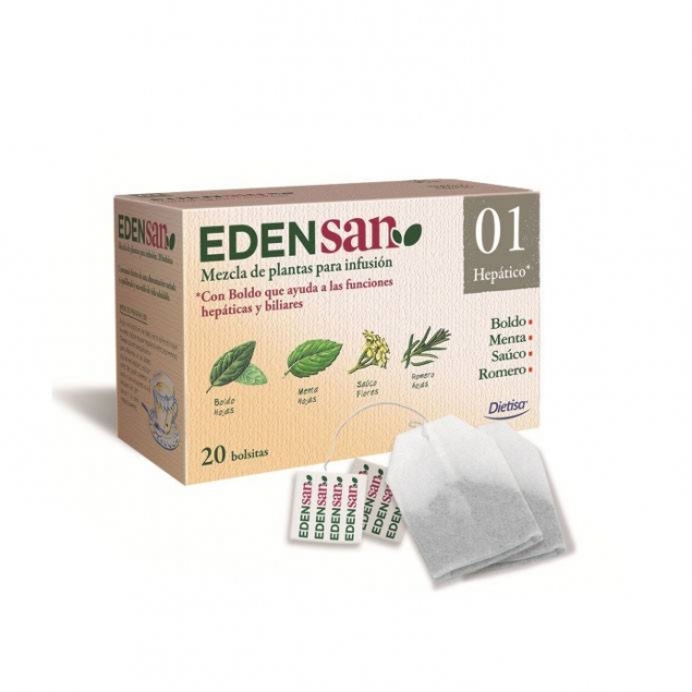 Edensan 01 Hepatico 20 filtros Dietisa
