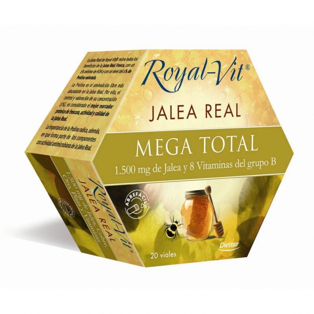 Jalea real Mega total 20 viales Dietisa