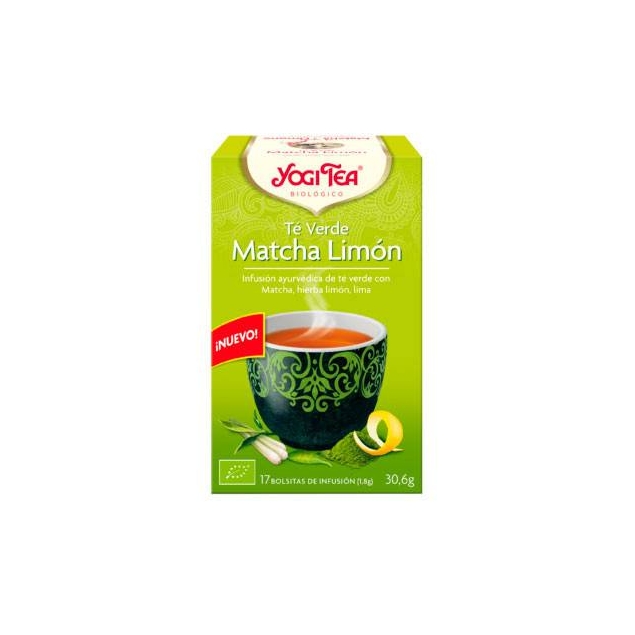Yogi Tea Te verde Matcha Limon 17 filtros Bio