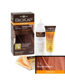 TINTE 7.4 ROJO COBRIZO 140 ML.BIOKAP