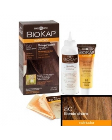 TINTE 8.0 RUBIO CLARO 140 ML.BIOKAP