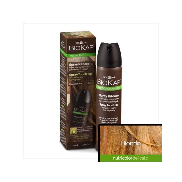 SPRAY TOUCH-UP CASTAÑO RUBIO 75 ML.BIOKAP