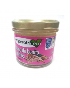 Pate cremoso de bonito y anchoa bio 110g Emperatriz