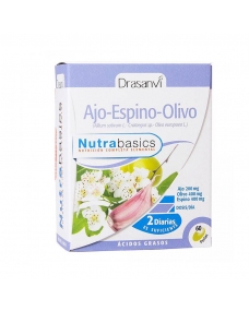 Ajo espino olivo 60 perlas nutrabasicos Drasanvi