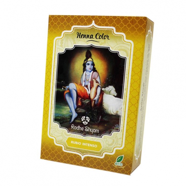 Henna Rubio intenso polvo 100 g Radhe Shyam