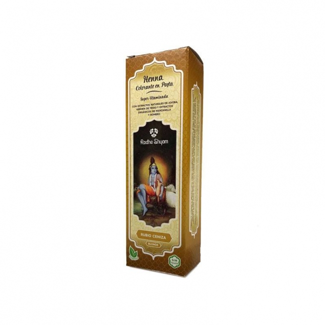 Henna rubio ceniza pasta 200 g Radhe Shyam