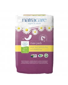 Compresa regular (maxi pads) 14 unidades Natracare