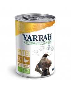 Pate de Pollo con espirulina y algas para perros bio 400g Yarrah