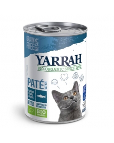 Pate de pescado con algas para gatos bio 400g Yarrah