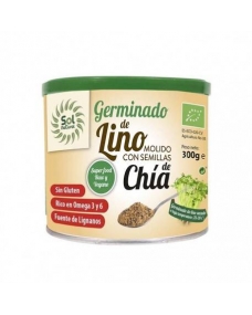 Germinado de lino molido con chia bio 300g Sol Natural