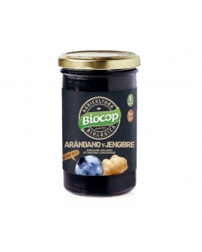 Compota de arandano jengibre bio 280 g Biocop