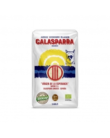 Arroz redondo blanco (envase de plástico) bio 1 kg Calasparra