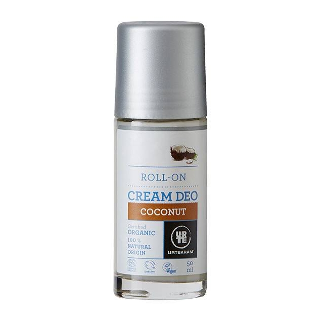 Desodorante roll-on de coco bio 50ml Urtekram