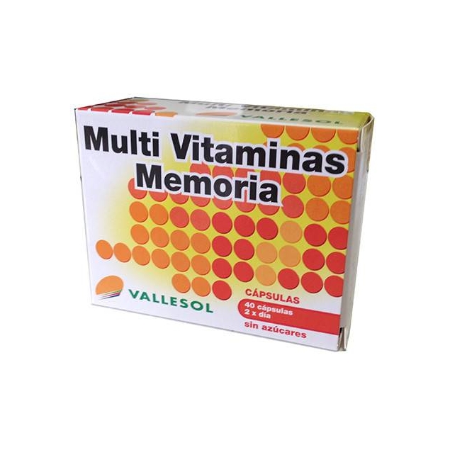 Multi-vitaminas para la memoria 40 capsulas Vallesol