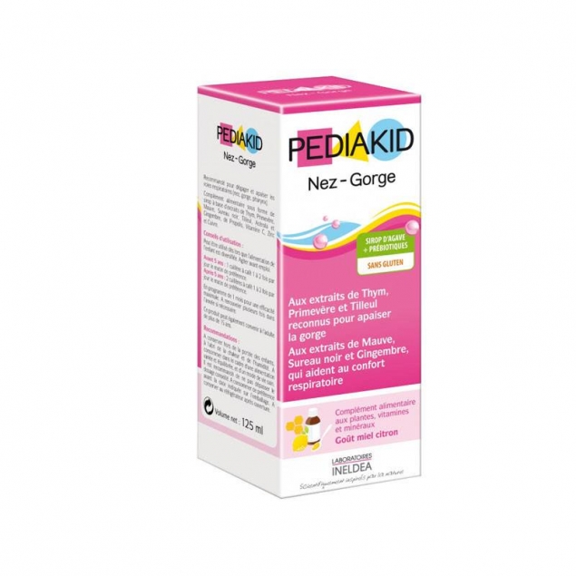 Jarabe nariz-garganta 125 ml Pediakid