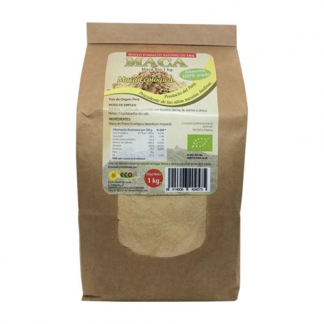 Maca en polvo bio 1 kg Dream Foods