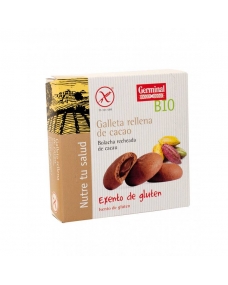 Galletas rellenas de crema de cacao bio sin gluten 200 g Germinal