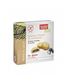Galletas rellenas de crema de arandanos bio sin gluten 200 g Germinal