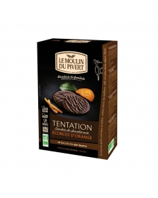 Galletas tentación naranja bio 130 g Le Moulin du Pivert