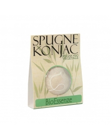Esponja baño Konjac blanca Bio Essenze
