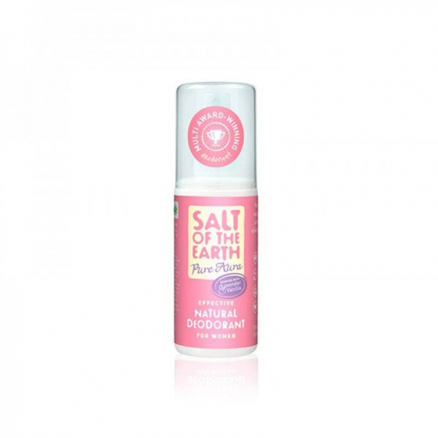 Desodorante natural mujer spray (lavanda y vainilla)100ml Salt of the earth