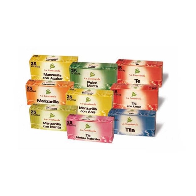 Poleo menta filtro (20 bolsitas) expositor 16 unidades La constancia