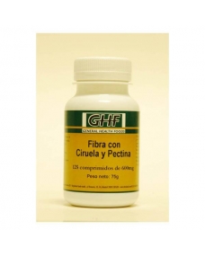Fibra ciruela 600 mg 125 comprimidos GHF
