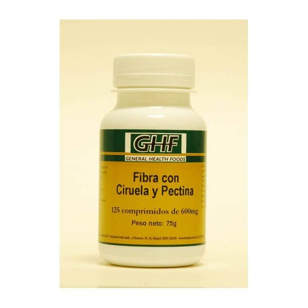 Fibra ciruela 600 mg 125 comprimidos GHF