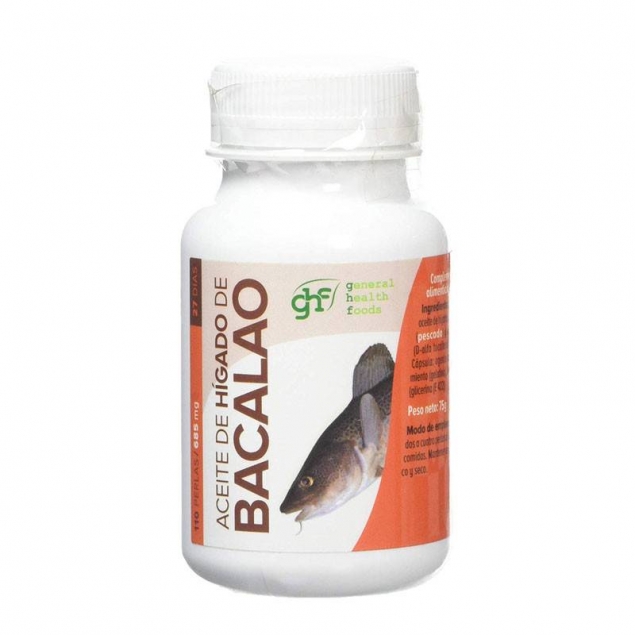 Hígado de bacalao 500 mg 110 perlas GHF