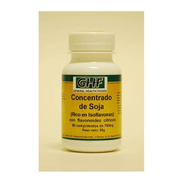 Isoflavonas de soja (phystosoja) 750 mg 80 comprimidos GHF
