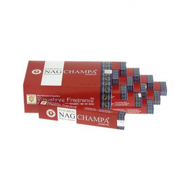 Incienso golden rojo 12x15g Nag champa