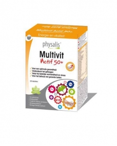 Multivit actif 50+ 30 comprimidos Physalis