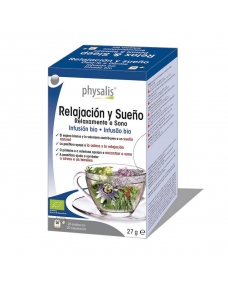 Relajacion y sueño infusion bio 20 filtros Physalis