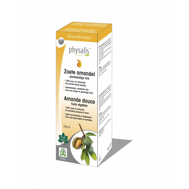 Aceite vegetal de almendras dulces bio 100 ml Physalis