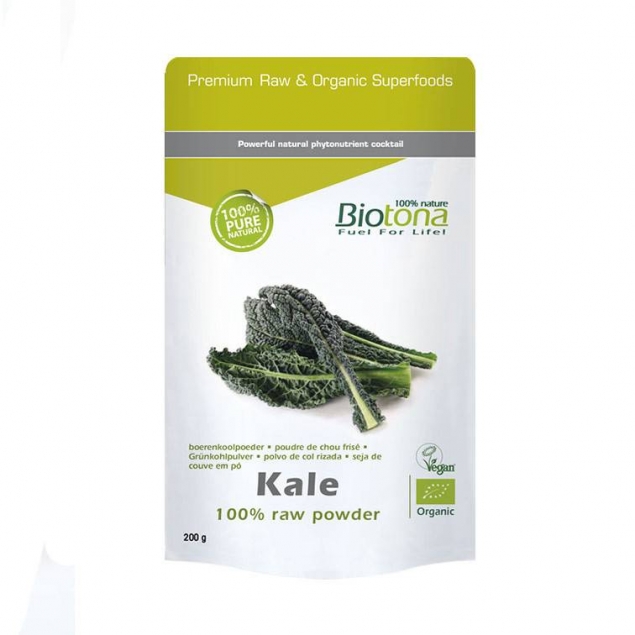 Kale raw powder superfoods bio 120 g Biotona